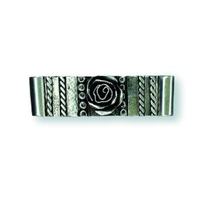 WHITE BRONZE KENZA ROSA HAIR CLIP