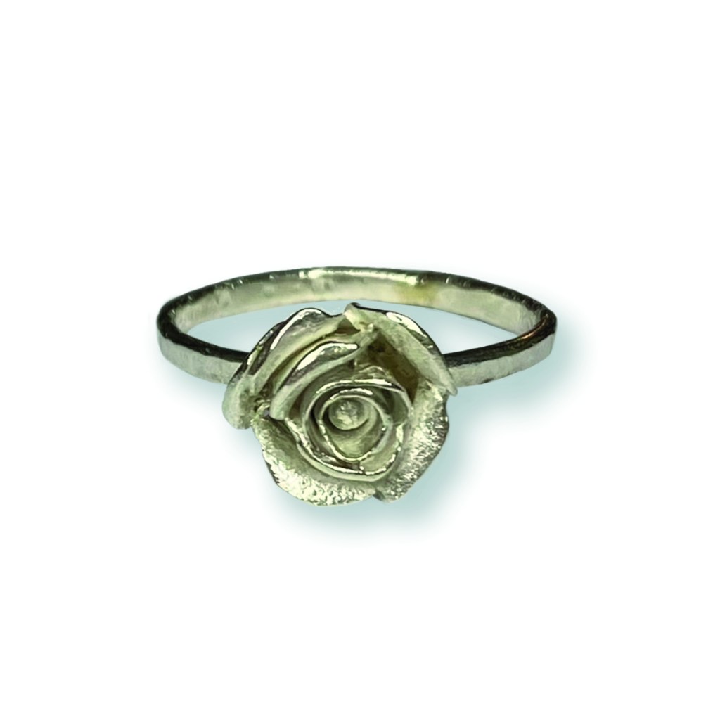 SILVER ROSELINE RING