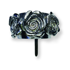WHITE BRONZE ROSA CUFF
